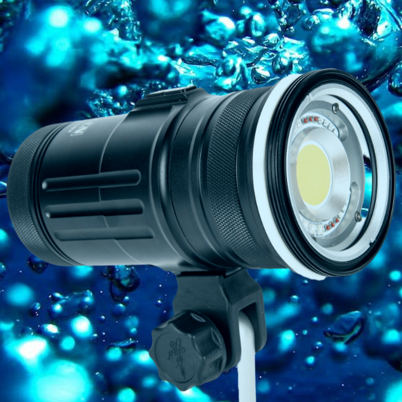 How can I use video lights and strobes on the same rig? Underwater